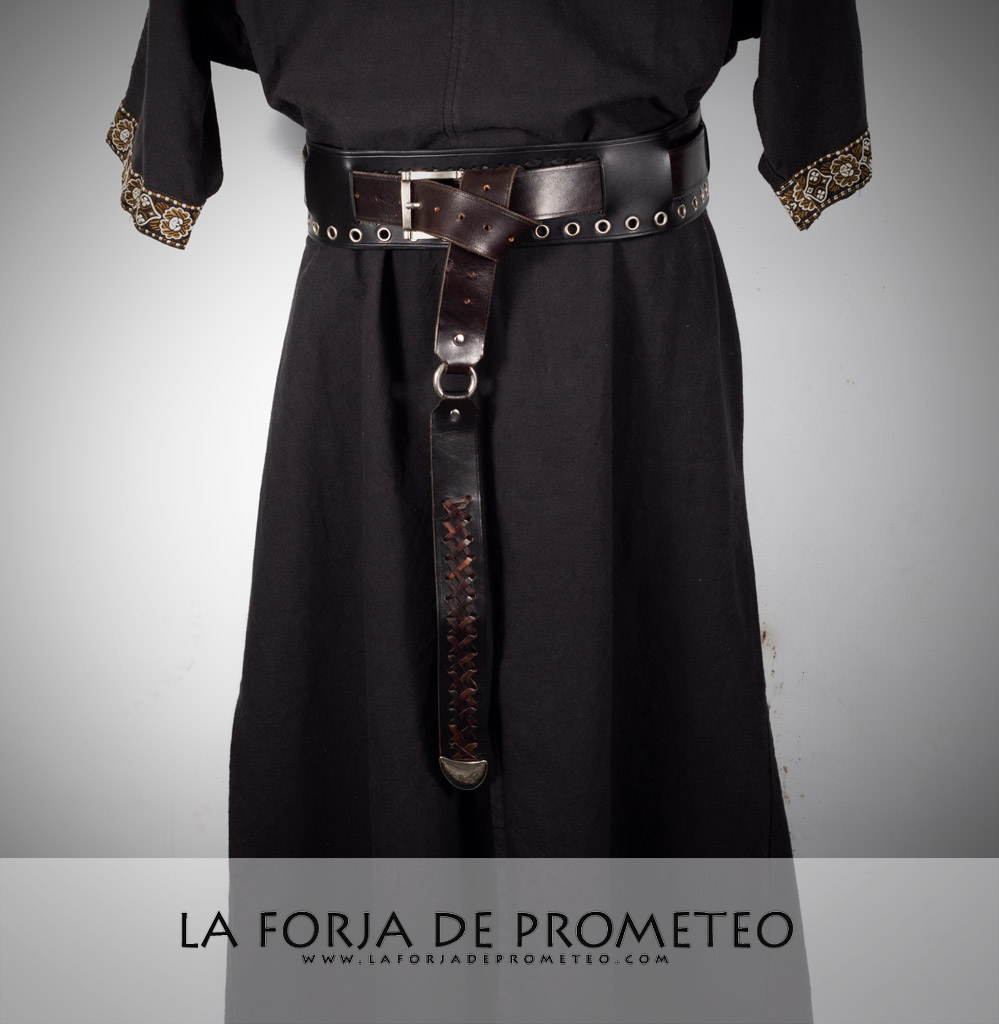 Prima parcialidad lavar Cinturón de Cuero Medieval - La Forja de Prometeo