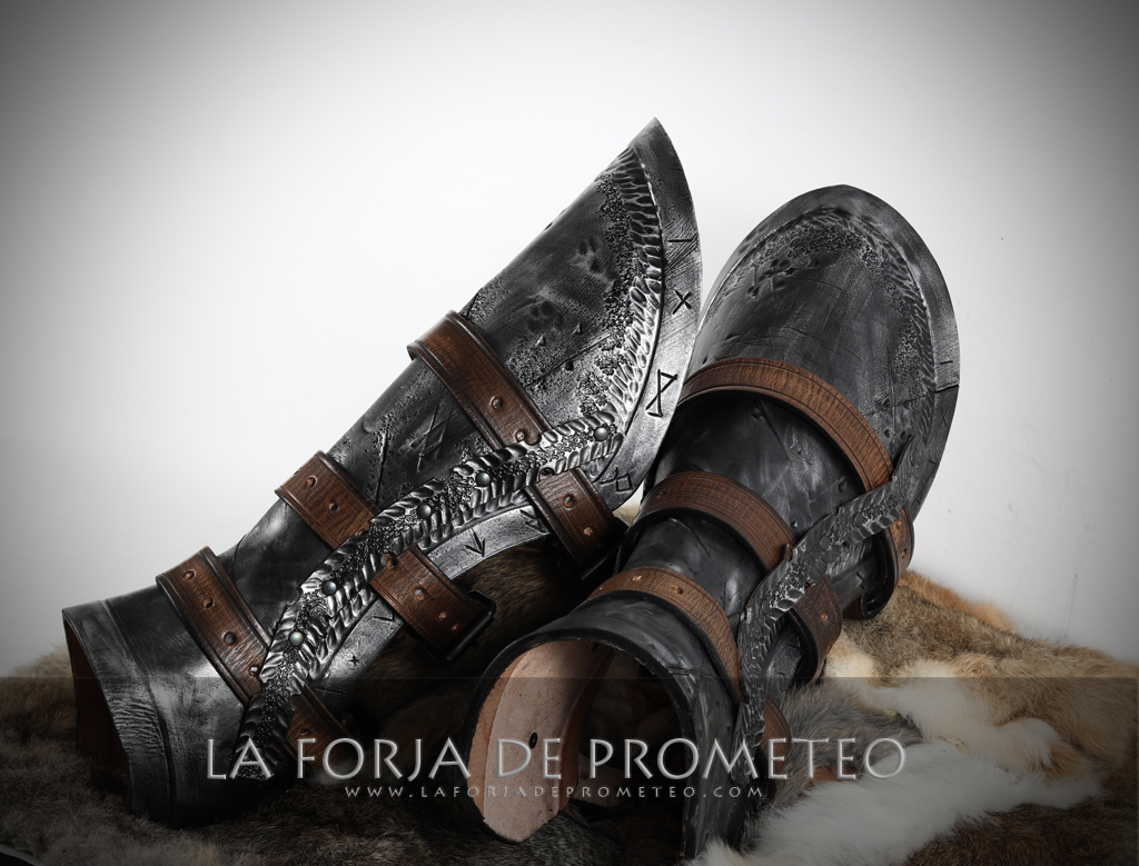 Las mejores ofertas en Leather Viking armaduras y escudos de colección